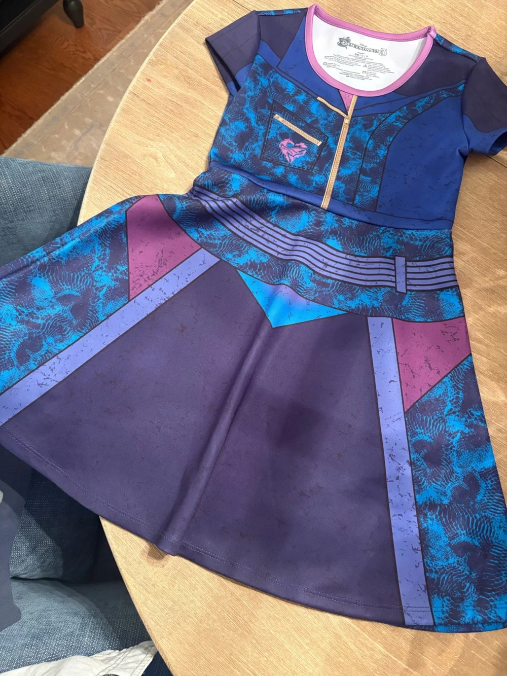 Disney Evie Descendants Costume Play Dress